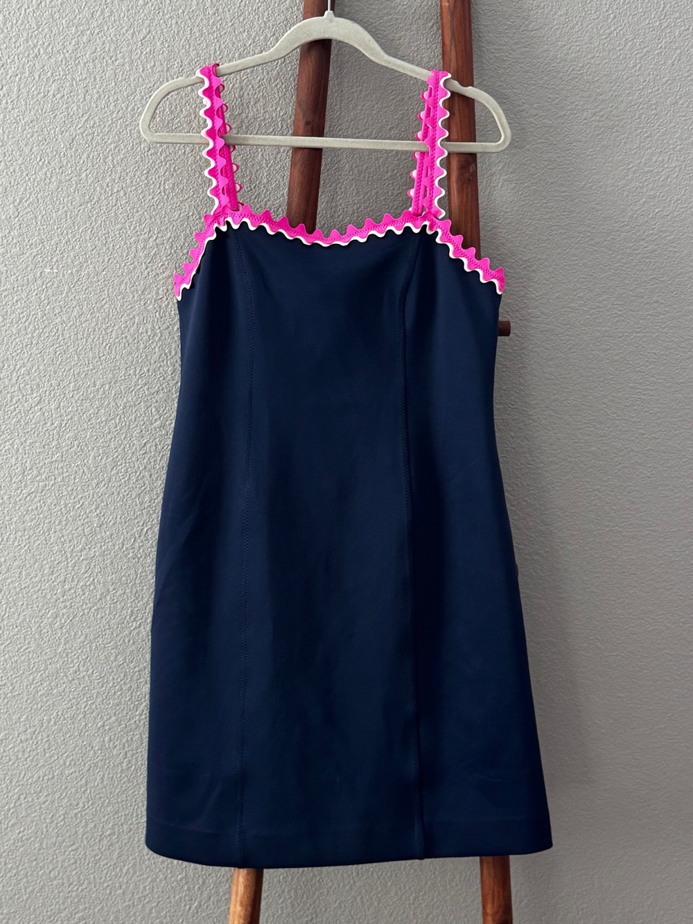 Lilly Pulitzer Shellbee Dress Navy Pink Large